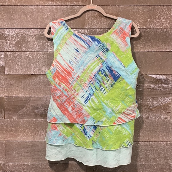 Click Colorful Linen Tank - Picture 5 of 6